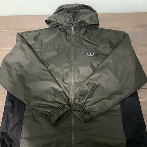 Lake Martin Alabama Waterproof Hooded Rain Jacket Green Used Excellent Condition